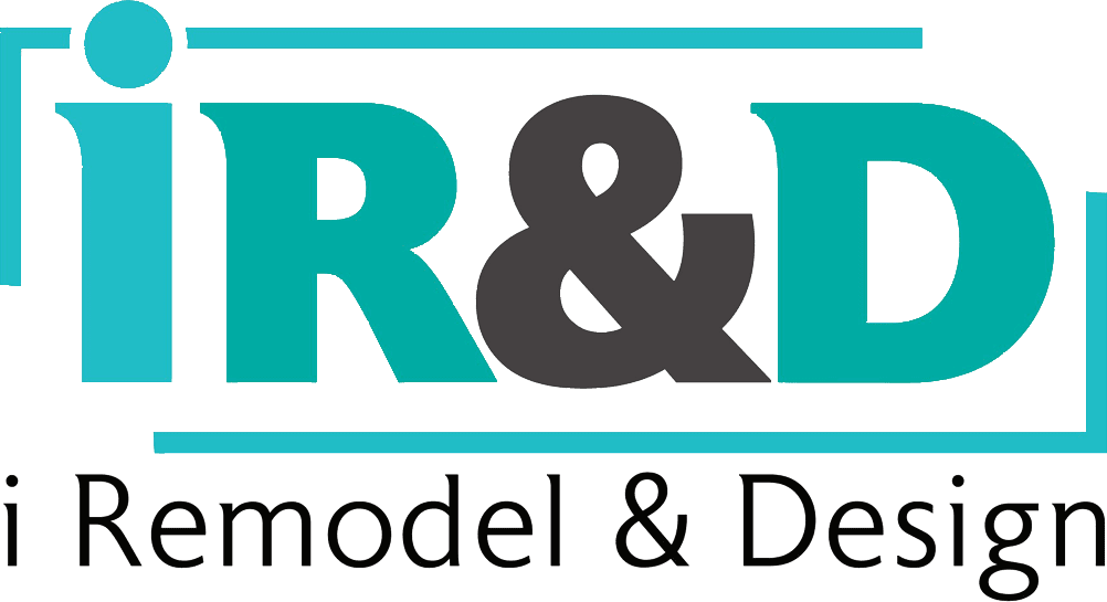 IRD-LOGO-WEB-545x1002 Logo with large turquoise letters "R&D" and smaller black text below saying "Remodel & Design.